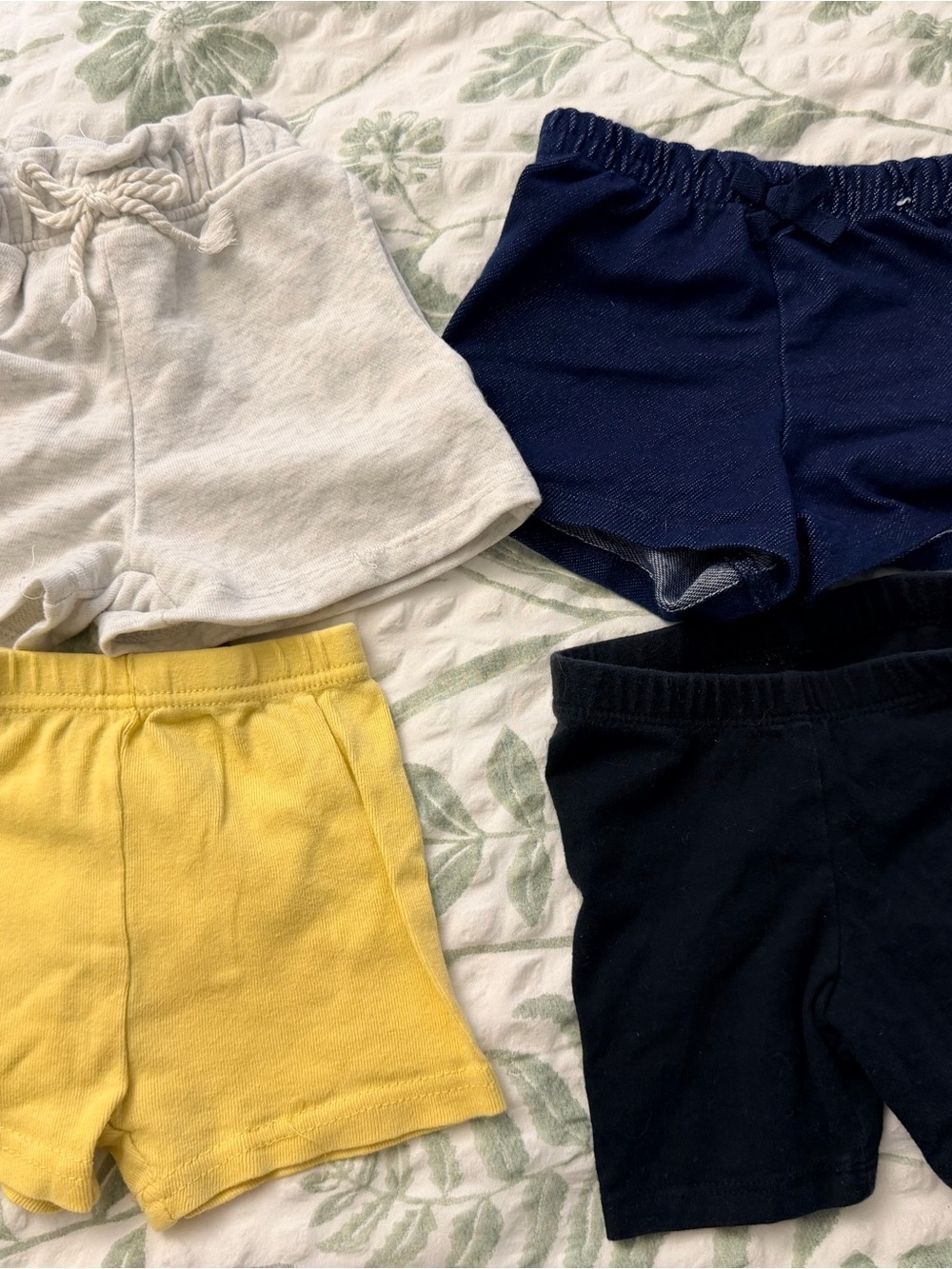 Garanimals Kids Shorts Set in Yellow, Navy, Black, Cream